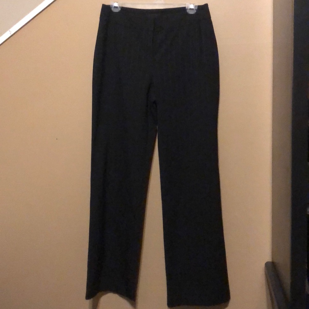 Gloria Vanderbilt Black pinstripe pants